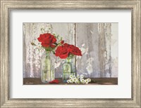 Red Velvet Roses Fine Art Print