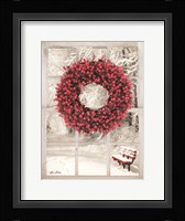 Beaded Wreath View I Fine Art Print