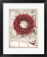 Beaded Wreath View I Fine Art Print