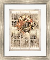 Frosted Pane Window View Fine Art Print