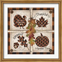 Autumn Four Square Harvest Time Fine Art Print