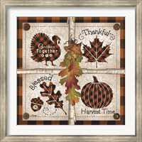 Autumn Four Square Harvest Time Fine Art Print