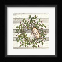 Merry Christmas Wreath Fine Art Print