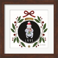 Love Christmas Ornament Fine Art Print