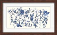 Scattered Blue Flowers Fine Art Print