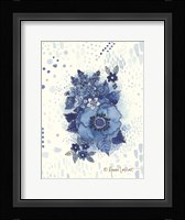 Crazy Blue Flowers Fine Art Print