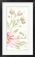 Floral Be Kind Fine Art Print