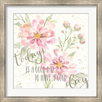 Floral Today is a Good Day Fine Art Print