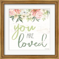 Floral You Are Loved Fine Art Print