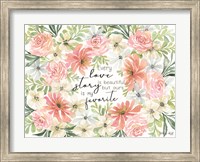 Floral Love Story Fine Art Print