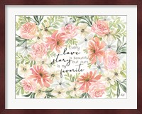 Floral Love Story Fine Art Print
