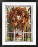 Fall Window View II Fine Art Print