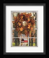 Fall Window View II Fine Art Print