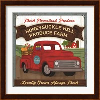 Honeysuckle Hill Produce Farm Fine Art Print
