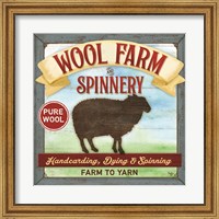 Wool Farm Spinnery Fine Art Print