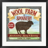 Wool Farm Spinnery Fine Art Print
