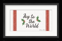 Joy to the World Grain Sack Fine Art Print