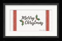 Merry Christmas Grain Sack Fine Art Print
