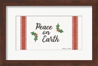 Peace on Earth Grain Sack Fine Art Print
