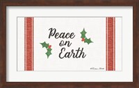 Peace on Earth Grain Sack Fine Art Print