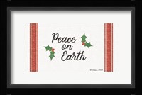 Peace on Earth Grain Sack Fine Art Print