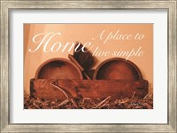 Home a Place to Live Simple Fine Art Print