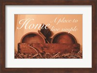 Home a Place to Live Simple Fine Art Print