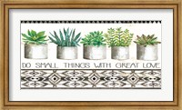 Do Small Things Succulents Fine Art Print
