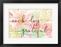 Floral Grateful Heart Fine Art Print