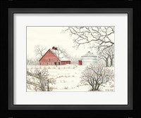 Winter Barn Fine Art Print