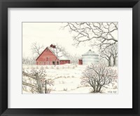 Winter Barn Fine Art Print