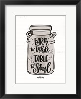 Farm to Table ~ Table to Soul Fine Art Print