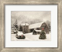 Farmhouse Christmas Fine Art Print