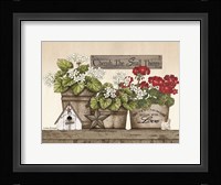 Cherish the Small Things Geraniums Fine Art Print