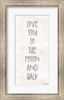 Love You to the Moon and Back Fine Art Print