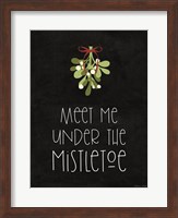 Meet Me Under the Mistletoe Fine Art Print