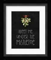 Meet Me Under the Mistletoe Fine Art Print