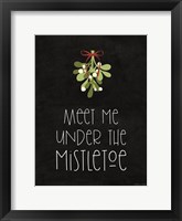 Meet Me Under the Mistletoe Fine Art Print