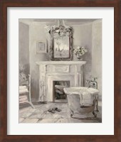 French Bath IV Gray Fine Art Print