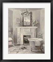 French Bath IV Gray Fine Art Print