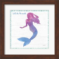 Mermaid Friends III Lets Be Fine Art Print