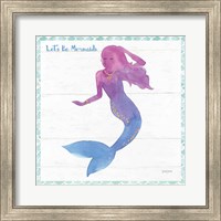 Mermaid Friends III Lets Be Fine Art Print