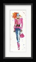 80s Fashion II Color Framed Print