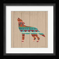 Southwestern Vibes VI on Walnut Framed Print