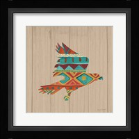 Southwestern Vibes III on Walnut Framed Print