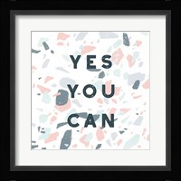 Terrazzo Inspiration II Framed Print