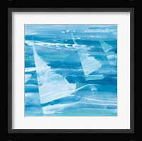 Summer Sail II Blue Framed Print