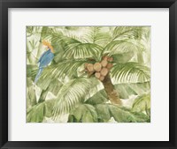 Tropical Canopy I Green Framed Print