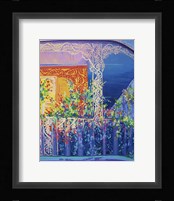New Orleans Balcony With Flowers Framed Print