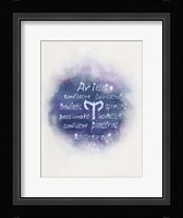 Starlight Astology Aries Framed Print